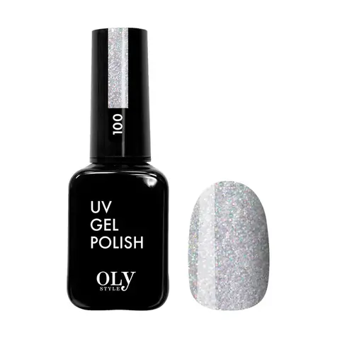 OLYSTYLE Гель-лак для ногтей тон 100 голографик