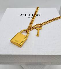 kole-cepochka-celine-s-podveskoj-zamok-klyuch