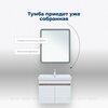 Aquanet 345358 Тумба с раковиной Оптима 70 цв. дуб светлый/белый сатин (345358)