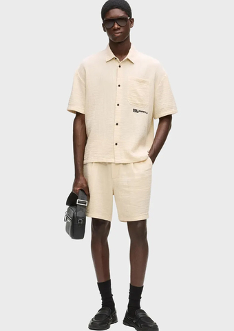 Шорты KARL LAGERFELD JEANS Crinkled Short