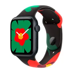 Умные часы Apple Watch SE 3 (2025) GPS, 44mm, Midnight Aluminium Case with Black Unity Sport Band, S/M
