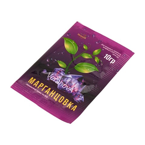 Марганцовка (перманганат калия) антисептическое средство, 10г (СТК) 69-8-302