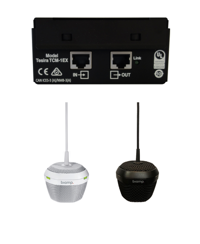 Подвесной микрофон Biamp Tesira TCM-1EX Black — фото 5