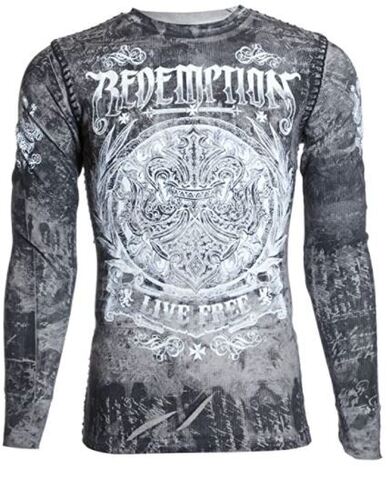 Archaic | Пуловер мужской SHIELDED THERMAL Beige AM1603BG от Affliction перед