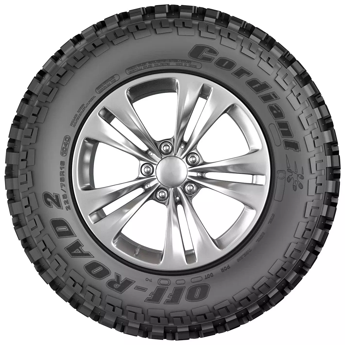 Шина Cordiant Off Road 2 100Q R15 215/75 летняя