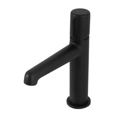 BelBagno Uno UNO-LVM-NERO Смеситель для раковины с донным клапаном, цвет: чёрный фото