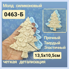 Молд елка в цветах