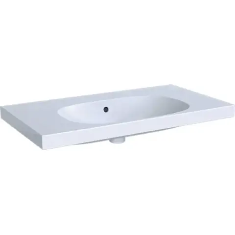 Geberit Acanto 500.624.01.2 Раковина с полкой, 90x48.2см, белый