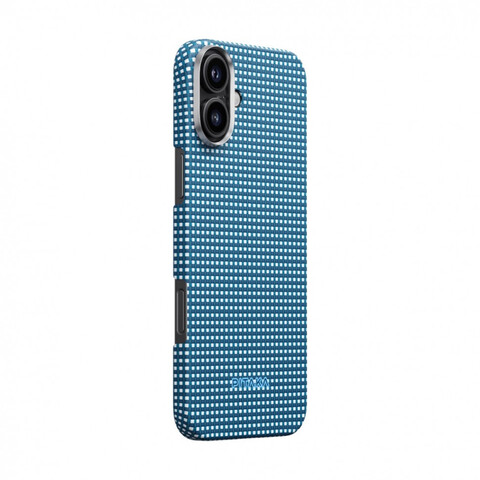 Чехол Pitaka Ultra-Slim для iPhone 16 Plus, Голубой | Ocean Blue