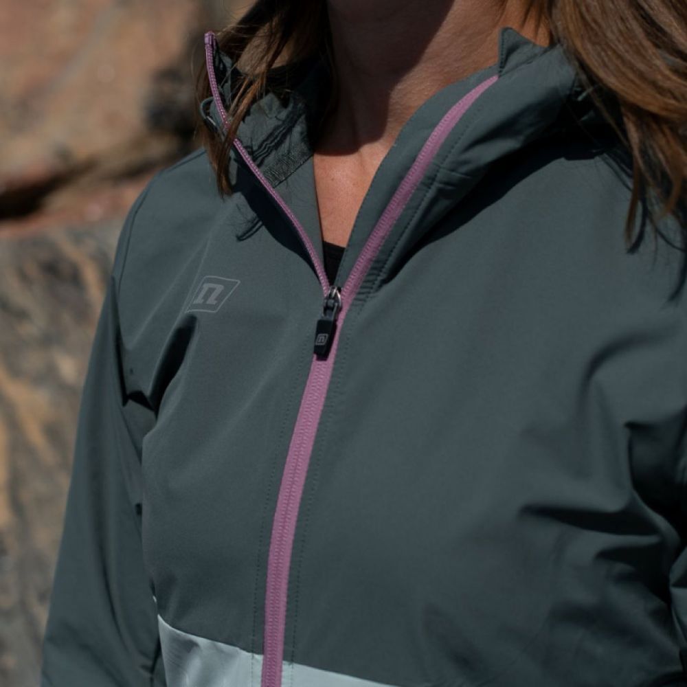 Женская ветрозащитная куртка Noname Icon Tech Jacket WOS teal green-mint - 7