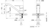Смеситель для раковины LEMARK POINT LM0307C