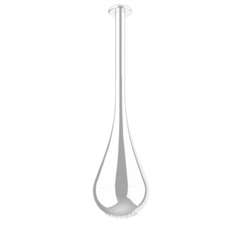 Gessi Goccia 33752#279 Верхний душ для потолочного крепления каплевидной формы, h=602мм, цвет: белый фото