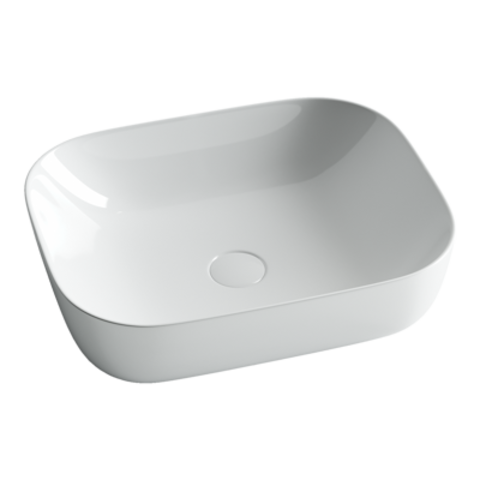 Ceramica Nova Element CN6008 Умывальник чаша накладная прямоугольная, 50.5x40.5, цвет: белый