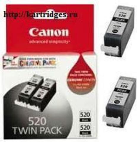Картридж Canon PGI-520BkTW PACK / 2932B009