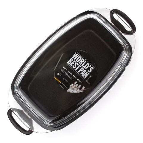 Утятница с крышкой 33х21 см (5,5 л) AMT Frying Pans арт. AMT 3321