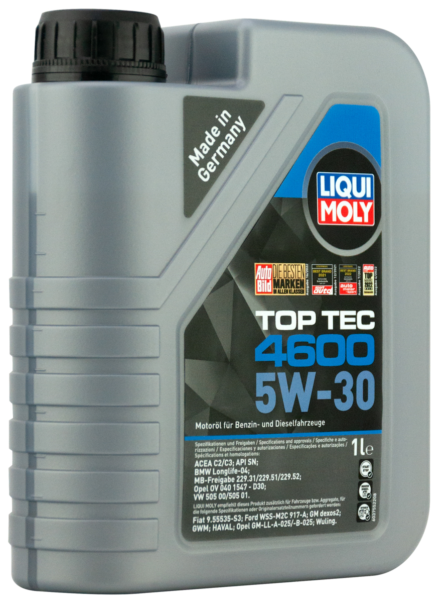 Моторное масло Liqui Moly Top Tec 4600 5W30 hc-синтетическое 1л