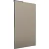 BelBagno UNO-L-1-TB-100-BR-GM Душевая перегородка универсальная с односторонним входом, стекло бронза, профиль Оружейная сталь, 1000x2000 мм