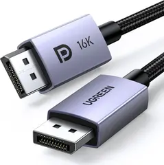 Кабель UGREEN DP118 (45630) Display Port 16K Cable, 5м серый
