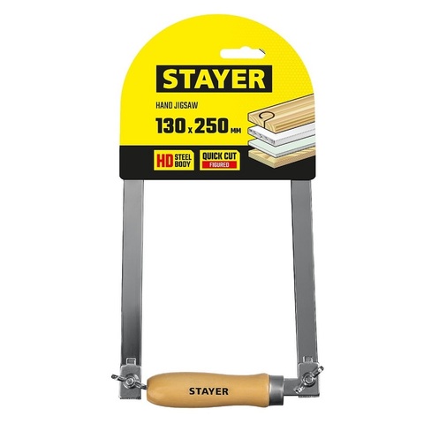STAYER 130 х 250 мм, ручной лобзик (1530-25)