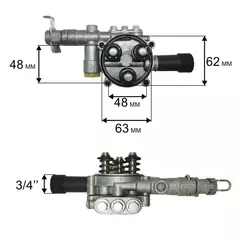 Насос QUATTRO ELEMENTI PALERMO 140 Turbo в сборе (916-103-015)