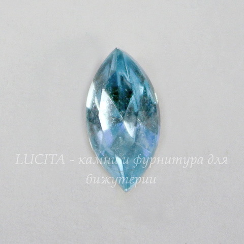 Ювелирные стразы Preciosa Aquamarine (10х5 мм)