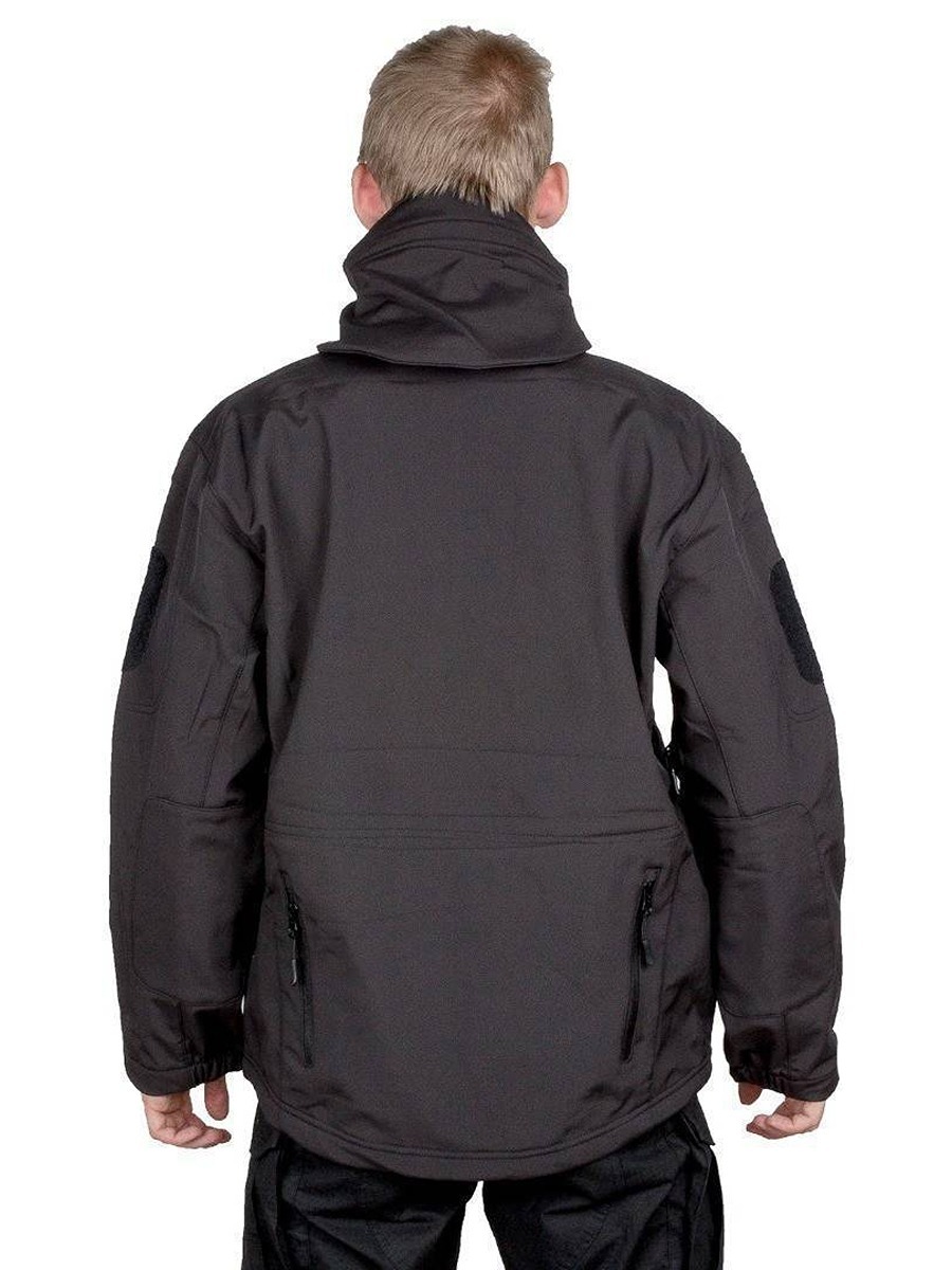Ветровка Shark Skin Soft Shell на флисе (black)