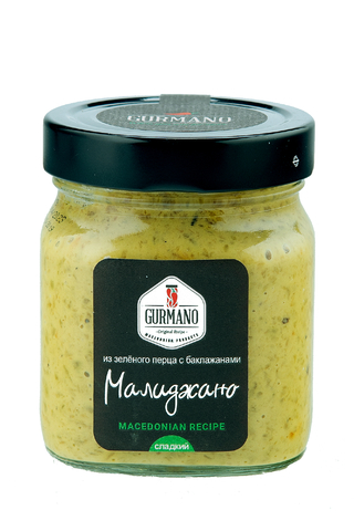 Малиджано, (зел. перец с баклажанами) 300 гр.