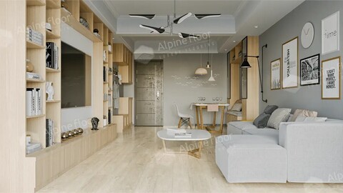 Виниловая плитка Alpine Floor - Liberty Loose Lay LVT Сонома (ECO 23-6)