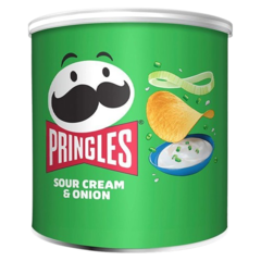 Чипсы Pringles со вкусом сметаны и лука (маленькая упаковка)