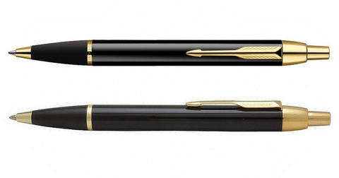 Ручка шариковая Parker IM Metal K221, Black GT (S0856440)