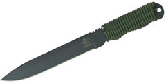 Фото Нож с фиксированным клинком Ontario Ranger Shank, сталь 1095, рукоять паракорд, green/black