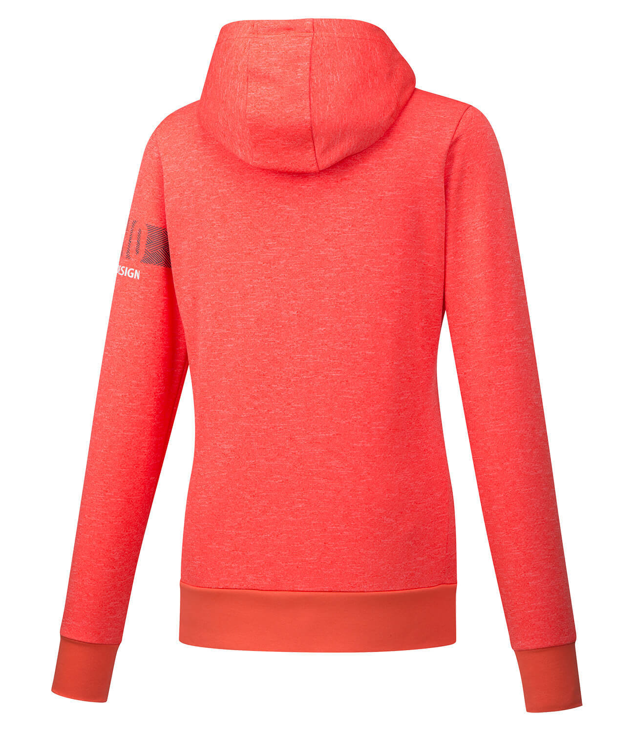 Mizuno Heritage Zip Hoody толстовка женская коралловая - 2