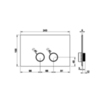 Gessi Anello 54623#031 Клавиши смыва Geberit Sigma 8 e Sigma 12., цвет: хром