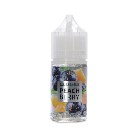 Жидкость Ice Paradise Salt 2% STRONG 30 ml Peach Berry - Персик Черная Смородина Холодок