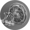 Art&Max Barocco AM-1784-BR Крючок, цвет: бронза
