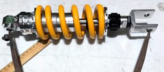 Амортизатор (один) для Yamaha XVS1100 Drag Star YELLOW 305*12 mm