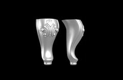 Силиконовый молд№ 1612 Ножка 3 D