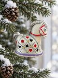 Фарфоровая лошадка ручной работы «Разноцветная» — фото 4