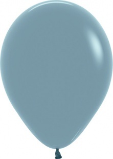 Шар S 5''/13 см, Пастель (Ретро), Голубой (140), 100 шт.