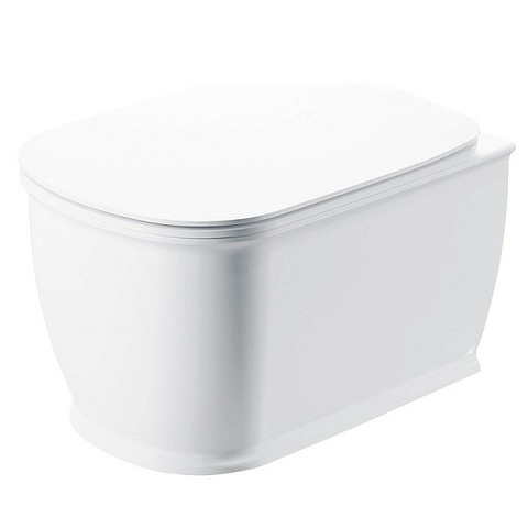 BelBagno Prado BB10150CH Унитаз подвесной безободковый, цвет: белый