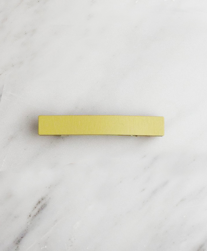 Заколка Bar Hair Clip mini цвета шартрез