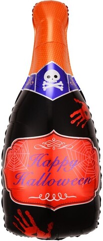 Шар К Фигура, Бутылка Шампанское на Хэллоуин, 39