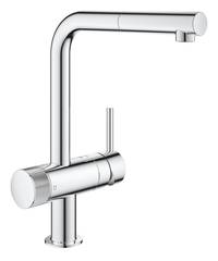 GROHE Blue Pure 31721000 Смеситель для мойки под фильтр с выдвижным изливом фото