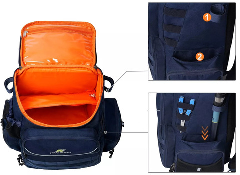 Картинка рюкзак рыболовный Nevo Rhino 9106-NW Blue - 5