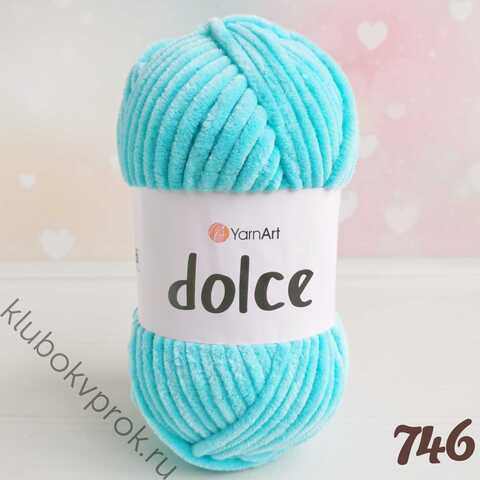 YARNART DOLCE 746, Бирюзовый