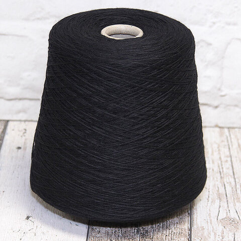 Меринос-шнурок BIELLA YARN STRING 380 черный