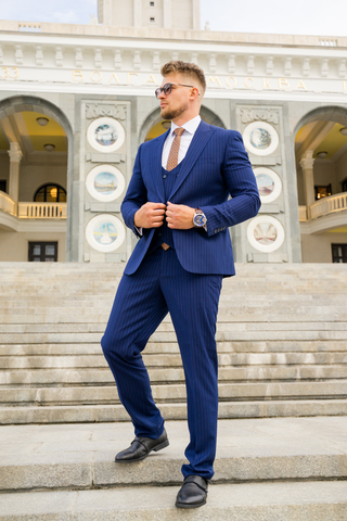 Мужской костюм тройка Slim Fit Tossaro 11/143
