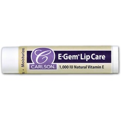 Carlson Labs, E Gem, уход за губами, 1000 М.Е., 0.15 унций (4,3 г)