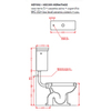 ArtCeram Hermitage HEV003 01 00 Унитаз приставной, цвет: белый