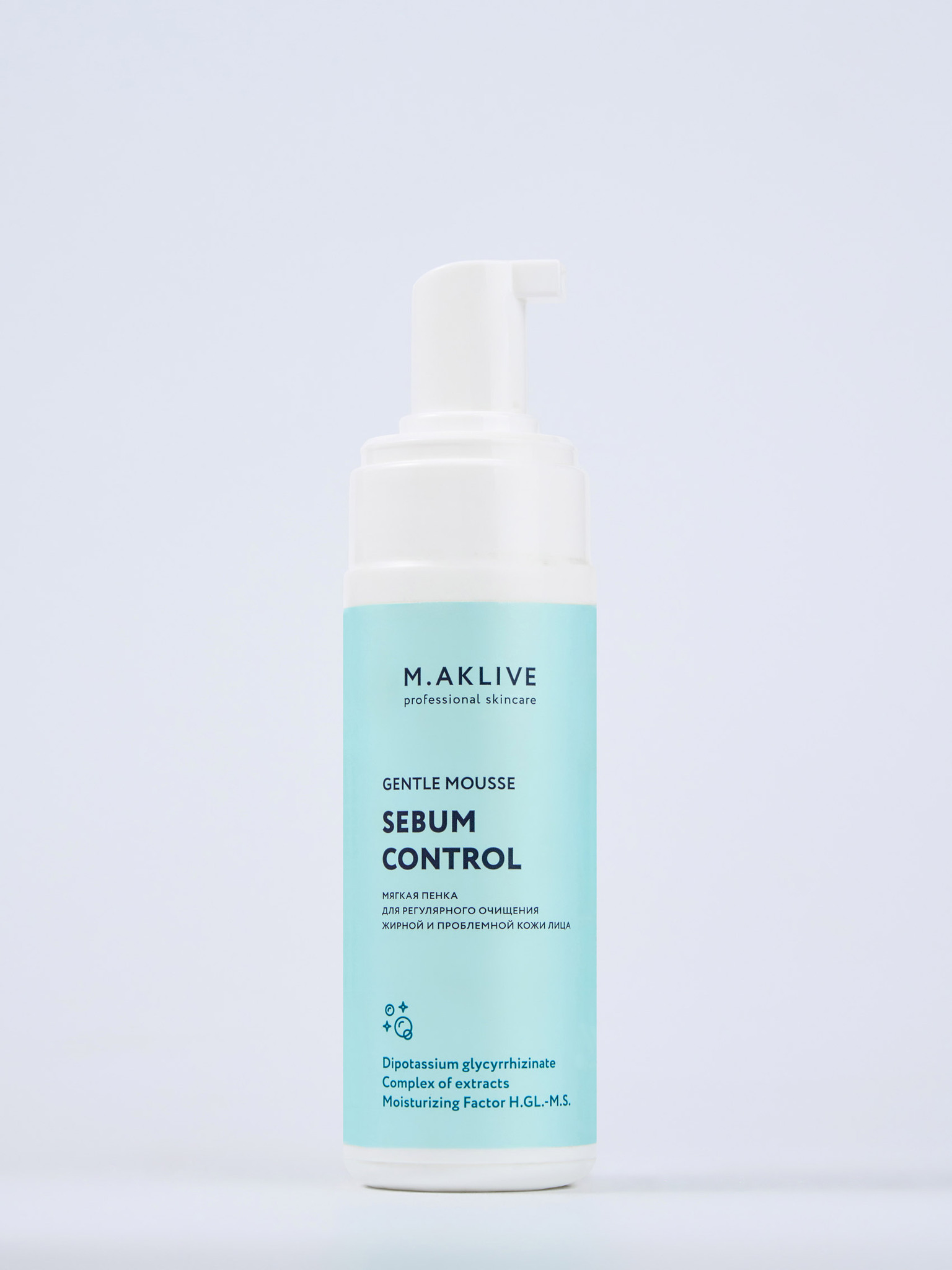 M.Aklive Sebum Control Пенка для умывания "Себум контроль", 50 мл